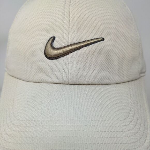 Nike Golf Strapback Hat Tan OSFM Adjustable Embroidered Swoosh 6 Panel - Picture 6 of 9
